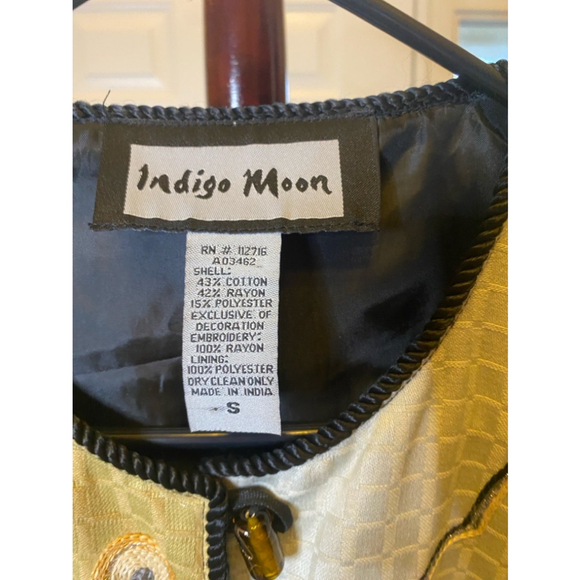 Indigo Moon oversized blazer/jacket floral design size S - Picture 2 of 6